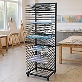 MOOFI Art Drying Rack with 36 Removable Shelves and