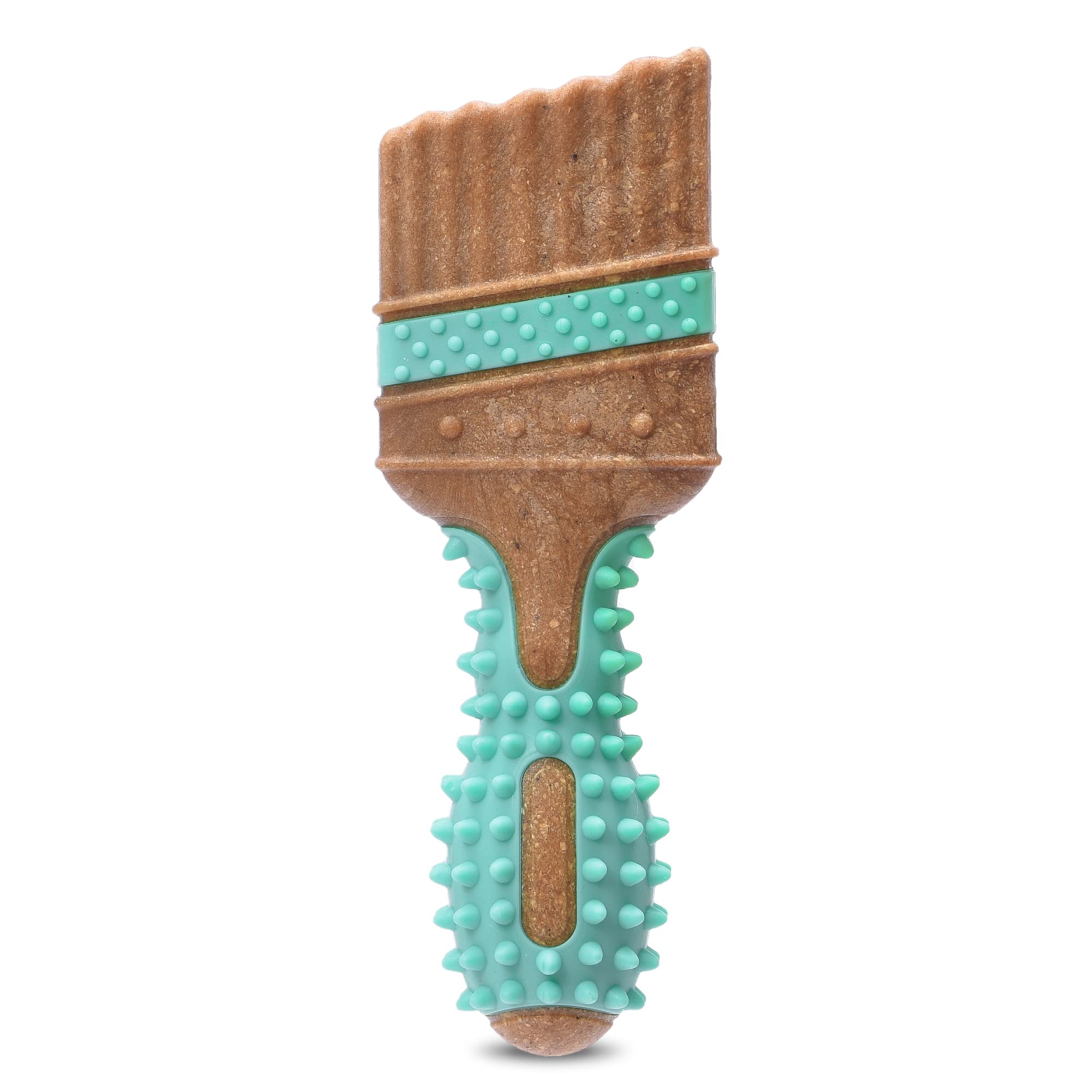 Photo 1 of Arm & Hammer for Pets Chew Tools Collection: Wood Blend Paintbrush Chew Toy for Dogs | Compressed Wood Dog Chew Toys with Baking Soda, Safer & Durable Alternative to Chewing Sticks 7.5 Inch