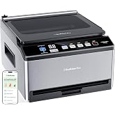 Beelicious Pro DualCore CVS101 6L Chamber Vacuum Sealer for Wet Foods | Dual Areas Chamber &amp; External Sealing, 230W 4-Chamber Dry Pump, Extra-Wide Bag Clamp, Bags up to 11.8 in,Liquids &amp; Sous Vide