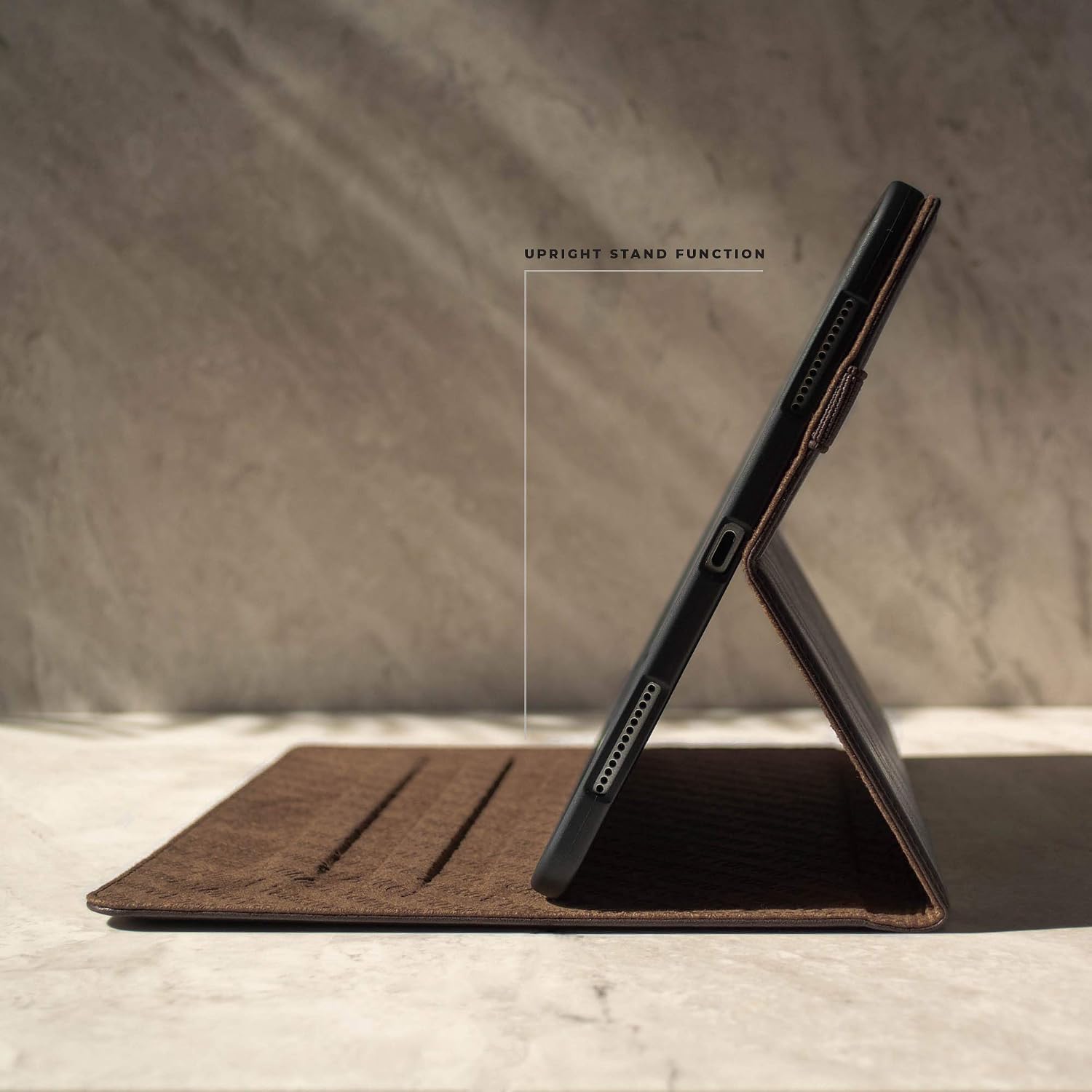TORRO Case Compatible with iPad Air 11" M4 (2026), M3 (2025) & M2 (2024) and iPad Air 5th / 4th Gen, Leather Folio Cover - Image 4