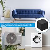 PATIKIL Rubber Anti-Vibration Pads 4 Pcs Square 2" for HVAC Air Conditioner view 5