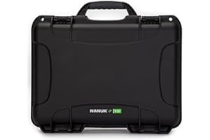 NANUK 910 Recycled Resin Empty Hard Case- Waterproof, Dustproof and Impact Resistant- Go Green and Minimize Your Carbon Footprint, Black