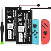 KOOAQQ HAC-006 Battery, Upgraded 680mAh Replacement JoyCon Battery for Nintendo Switch HAC-015 HAC-016 Left &amp; Right Joy-Con Controller (2 Pack)