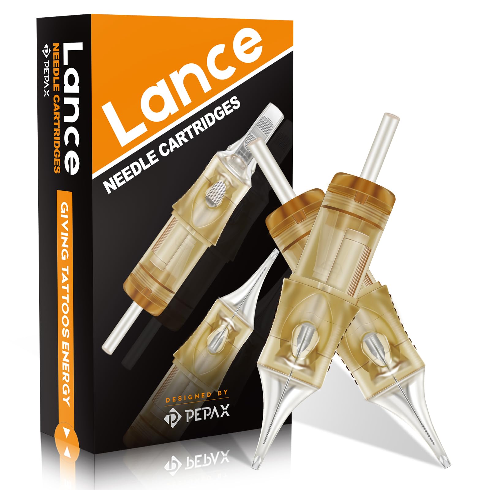 20Pcs 0803RLL Tattoo Cartridge Needles Disposable - Professional Hygienic Tattoo Needles Universal Fit for All Styles — image 1