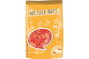 Natural Dried Papayas by Farm Fresh Nuts, Unsulphured and Low Sugar (4 LB Dices)