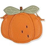 Cute Pumpkin Toddler Purse for Girls，Exquisite Leather Small Purse Crossbady Bag Girls Toddlers Birthday Gift