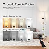 OUTON Floor Lamp Shelf with Remote, Dimmable 4 Colour Temp, USB 2 Ports view 2