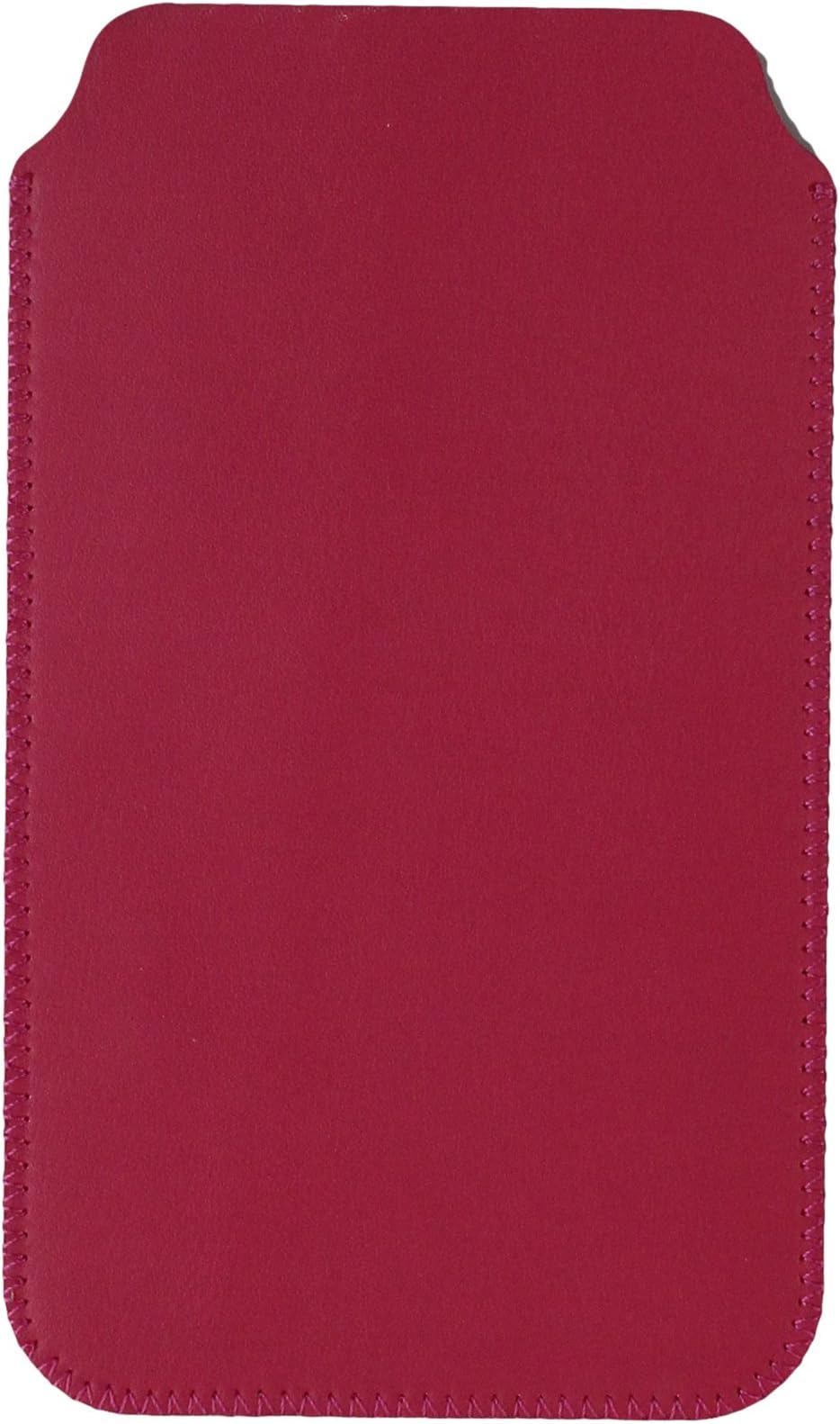 UltraJacket Light & Slim Durable Vegan-Friendly PU Leather Sleeve Case with Microfiber Lining for Blackberry PRIV - Fuchsia