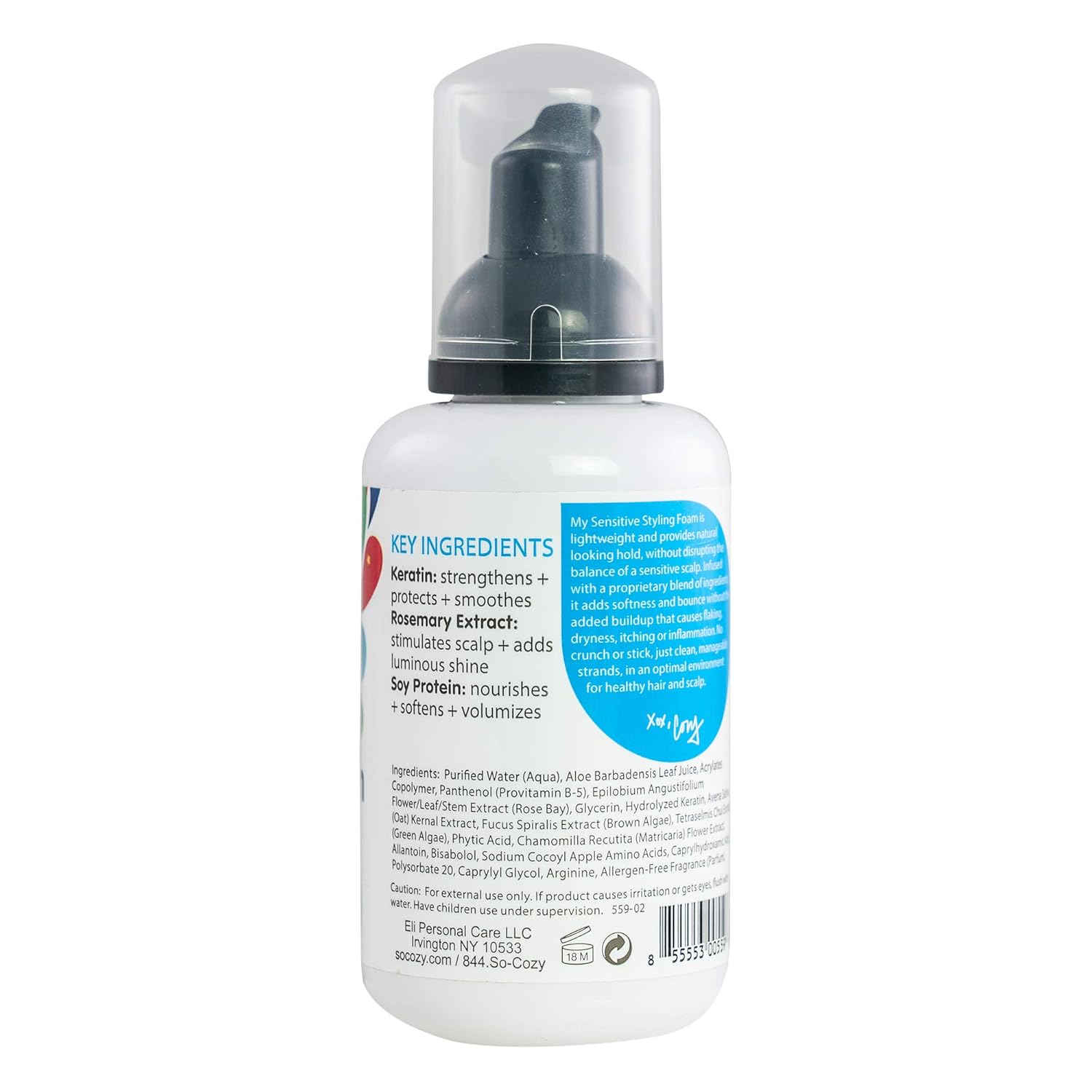 Buy Socozy Natural Hold For Kids Sensitive Styling Foam 6 Ounce