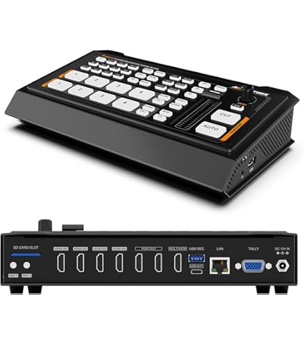 Amazon.com: AVMATRIX Multi Camera Video Switcher Mixer for Live