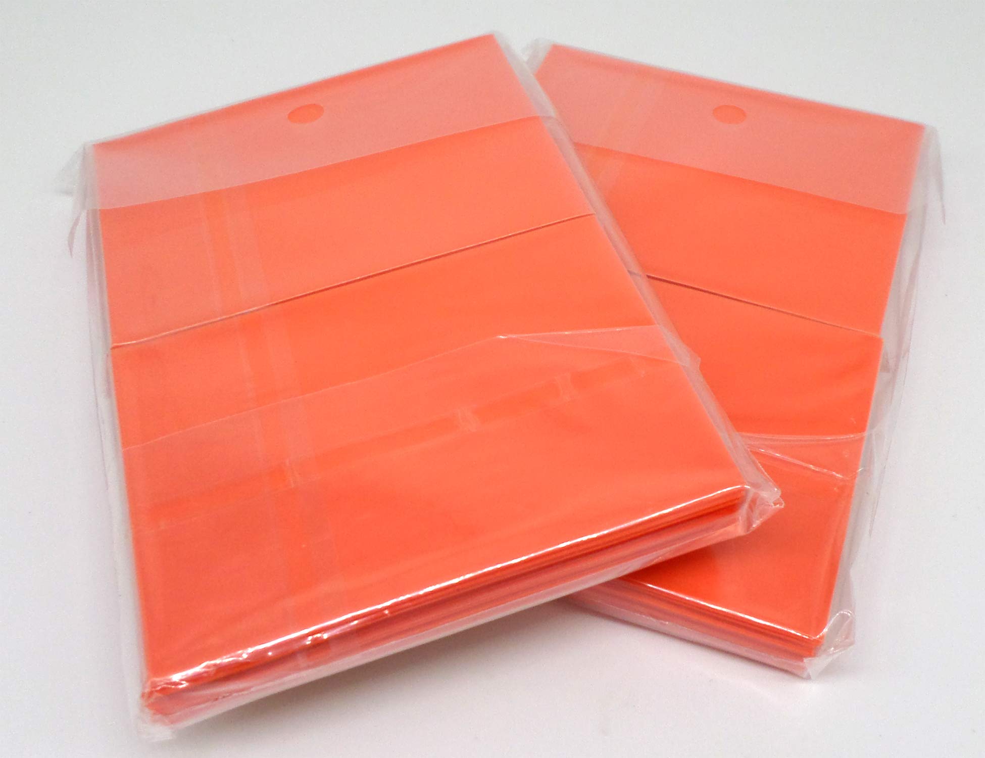 docsmagic.de 2 x 100 Double Mat Orange Card Sleeves Standard Size 66 x 91 - PKM MTG