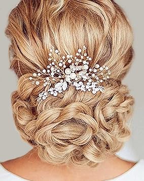 Simsly Wedding Hair Combs Slides Bridal Hair Accessories For Bride
