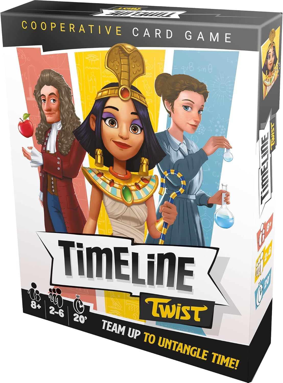 Zygomatic | Timeline Twist | Card Game | Ages 8+ | 2-6 Players | 20 Minutes Playing Time