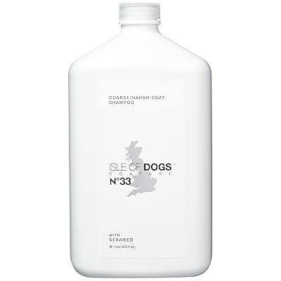 Isle of Dogs Coature No. 33 Coarse Coat Dog Shampoo for wire or crisp coats, 1 liter