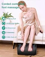 LAOBEN Foot Massager with Heat Shiatsu Calf Rollers Deep Tissue Massage view 3
