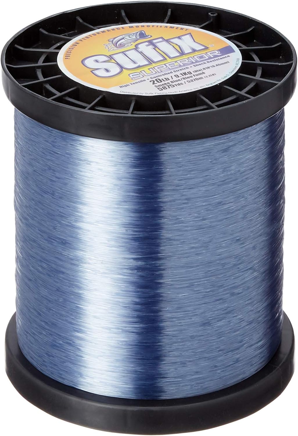 Sufix Superior Spool Size Fishing Line (Smoke Blue, 80