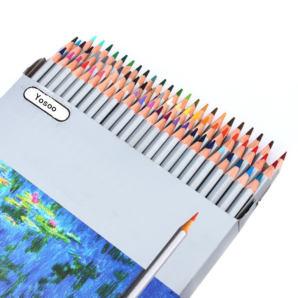 Yosoo Marco Art set di 72 matite colorate per libri da colorare disegno schizzi dipinti 72 Pencils Amazon Casa e cucina