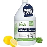 Bioda Multi-Purpose Probiotic Enzyme Cleaner and Deodorizer | Professional Strength | Trash Can Deodorizer, Pet Stains and Odors, Drains, Floors, Bathrooms, Toilets | Made in USA | 1 Gallon
