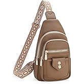 GAEKEAO Sling Bag Crossbody Bags for Women Vegan Leather Fanny Pack Chest Travel Anti Theft Purse Shoulder Bag handbags Gifts