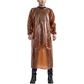 SUJAN Waterproof Smock Apron with Sleeves Chemical Resistant Coverall | Premium Chemical Shield: Expertly engineered to resist acids, alkalis, and oils, ensuring reliable safety in workplaces.