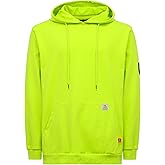 BOCOMAL FR Hoodie Pullover Idea for Summer 7.5oz Lightweight Cotton Flame Resistant Sweatshirt (Non Fleece)