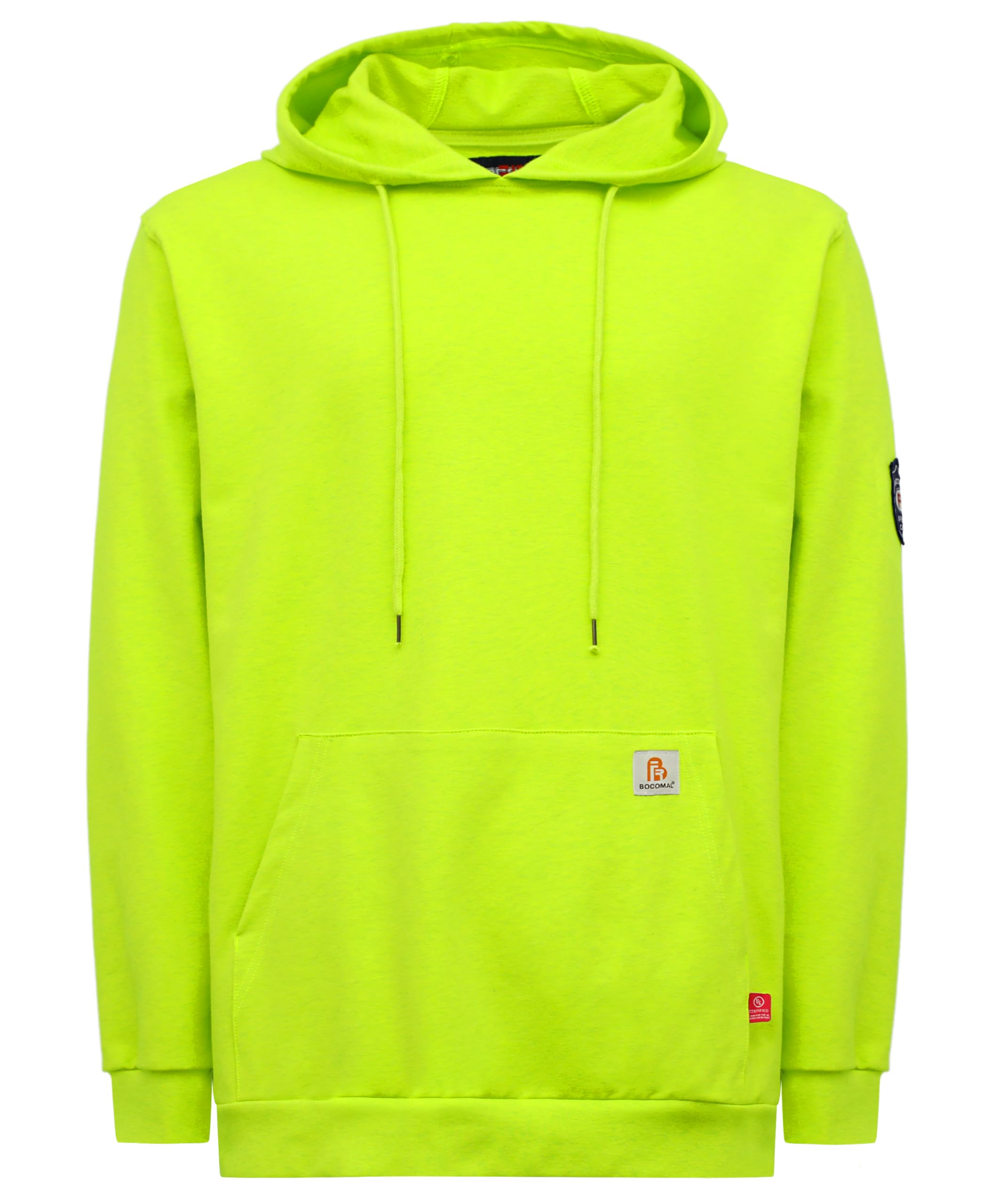 BOCOMAL FR Hoodie Idea for Summer Pullover Shirts 7.5oz Lightweight Heather Yellow Flame Resistant Sweatshirt Image