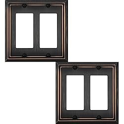 OKAWYC Double Decorator Light Switch Cover Adler