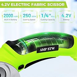 Cordless Electric Fabric Scissors, Power Rotary