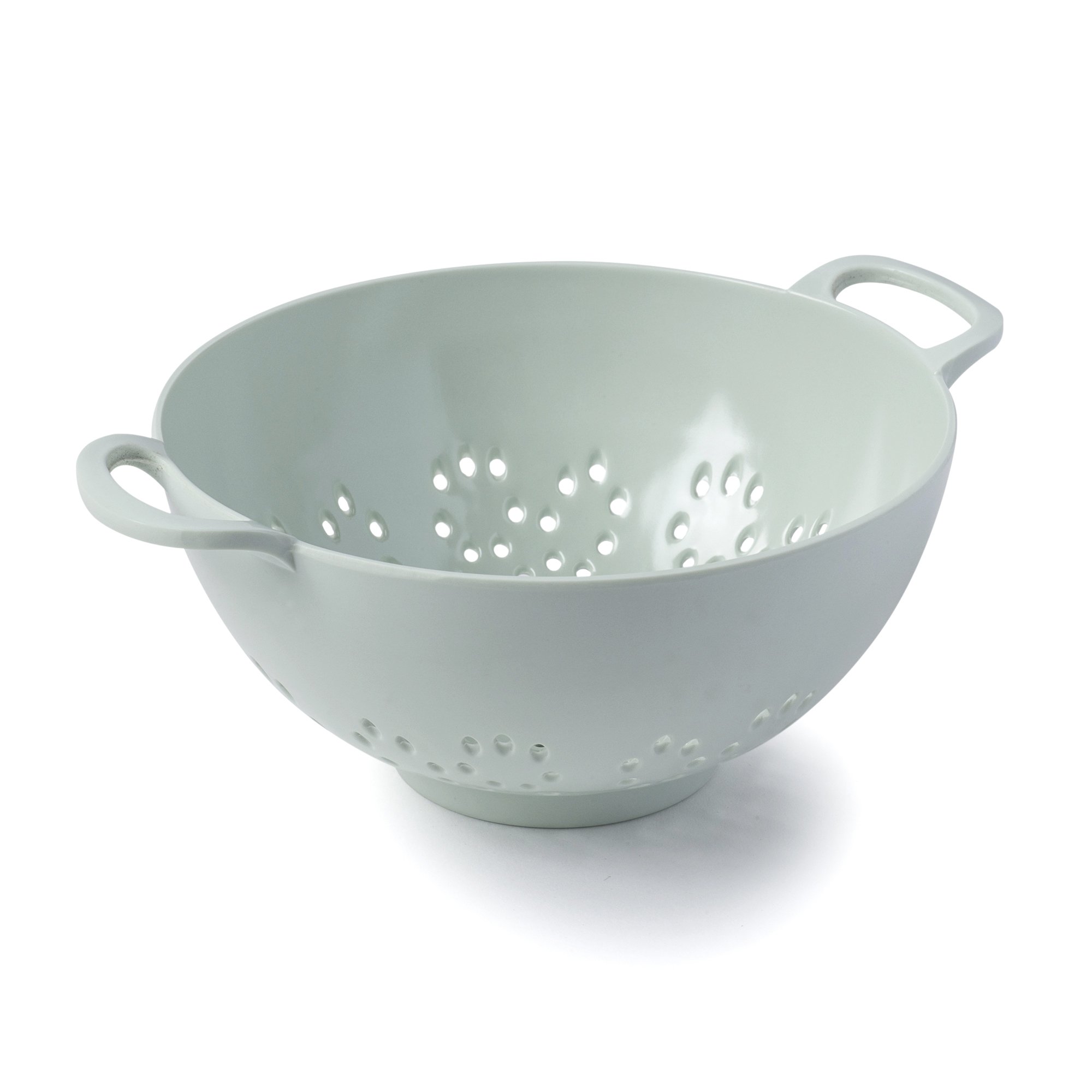 Zeal Colander Small (6”/15cm), Melamine, Sage Green, 19.5 x 15 x 7.5 cm