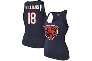 Majestic Threads Women's NFL Name & Number Tri-Blend Tank Top