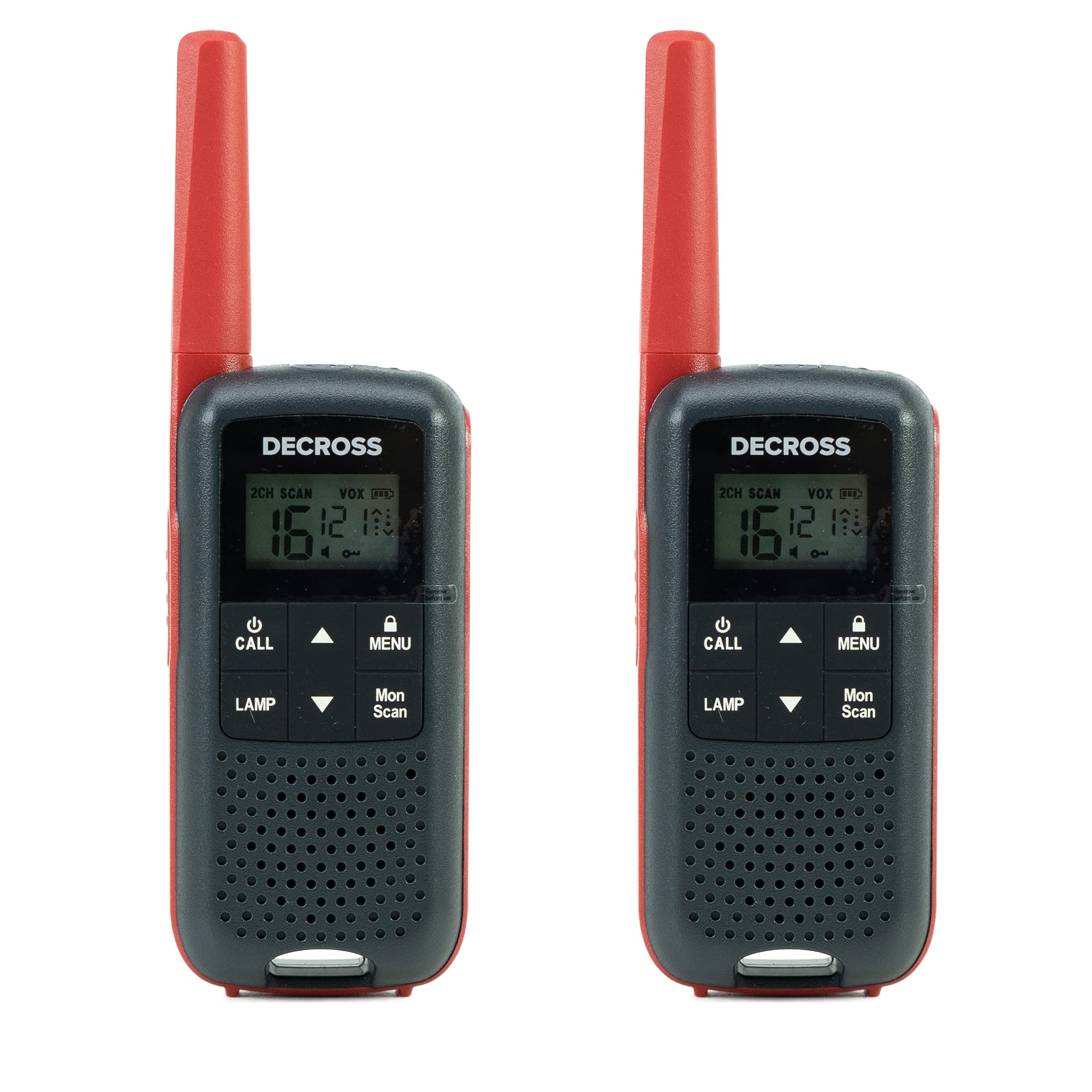 Portable radio station PMR PNI Decross DC63, 446MHz, 0.5W, 16CH, 1000mAh NiMH, IPx4, set of 2 pieces
