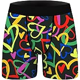 Ainuno Novelty Boxers Mens Funny Boxer Briefs Underwear Gag Gifts for Men No Fly