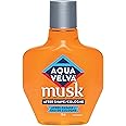 Aqua Velva Cologne and After Shave for Men, Aftershave Balm with Masculine Fragrance, Musk, 118 ml