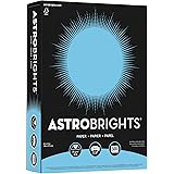 Neenah Astrobrights 30% Recycled Bright Color Paper, 8 1/2in x 11in, 24 Lb, FSC Certified, Lunar Blue, Ream Of 500 Sheets, 21