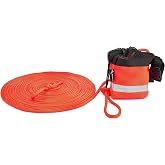 Rescue Throw Bag with 50/100 Feet Floating Line,Emergency Throw Bag with Whistle Buckle for Kayaking and Rafting,Safety Equipment for Raft and Boat