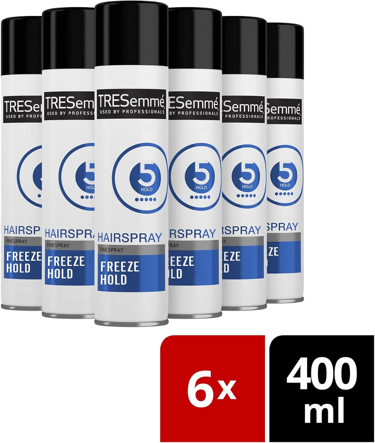 TRESemmé Freeze Hold Hairspray, 24-Hour Frizz Control, Extra Strong Hold & No Sticky Residue or Stiffness, Long-Lasting - Image 3