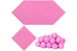 PATIKIL Foil Candy Wrappers 4x4 Inch, 100 Pcs Square Fine Grid Aluminium Foil Candy Wrapping Paper for DIY Chocolate Candies 