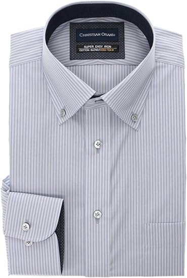 Amazon Co Jp ヨウフクノアオヤマ 洋服の青山 クリスチャン オラーニ Christian Orani オールシーズン用 ボタンダウンスタンダードワイシャツ Wac04 服 ファッション小物