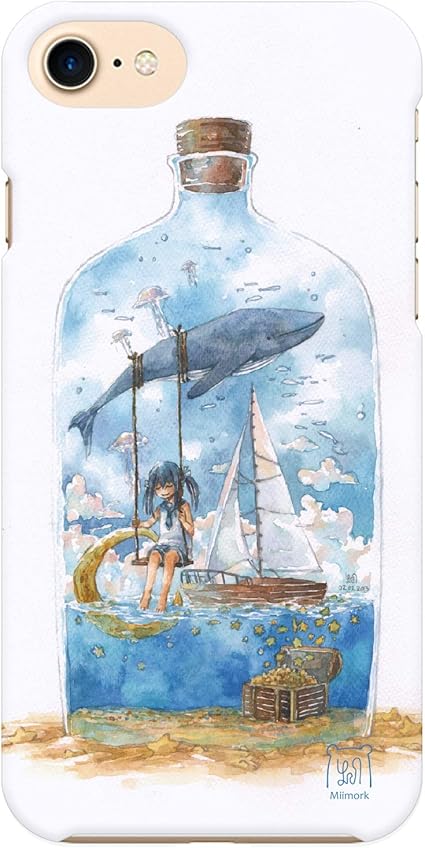 Amazon Co Jp Arrows Fit F 01h ハード ケース カバー 海ボトル モーク クジラ クラゲ 海 船 女の子 空 イラスト デザイナーズ 家電 カメラ