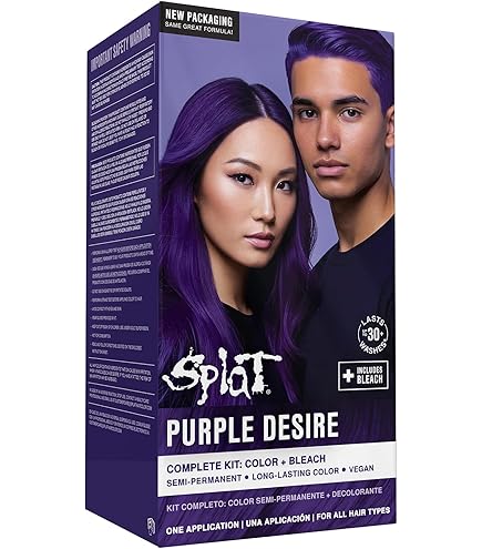 Amazon.com : Splat Berry Blast Semi Permanent Hair Dye Kit with