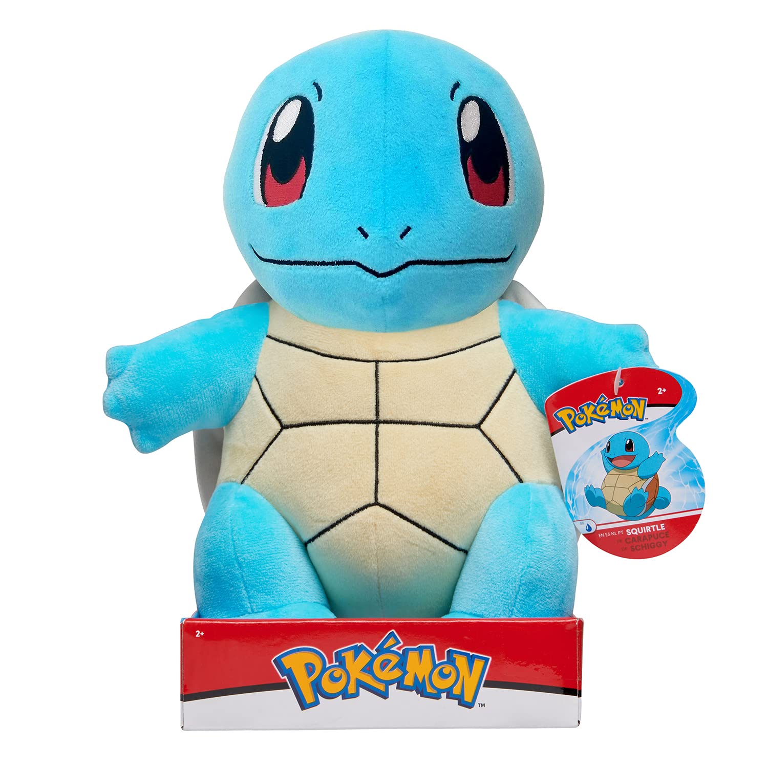 Bandai Pokemon Squirtle WT0058, WT0058 Soft Plush Toy 30 cm