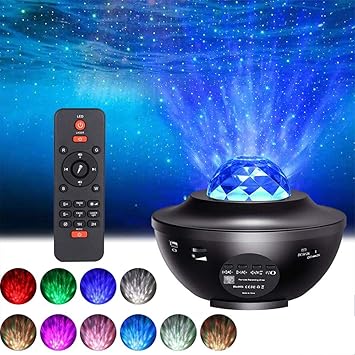 Vogvigo Sternenhimmelprojektor,LED-Nachtlicht,einstellbare Helligkeit