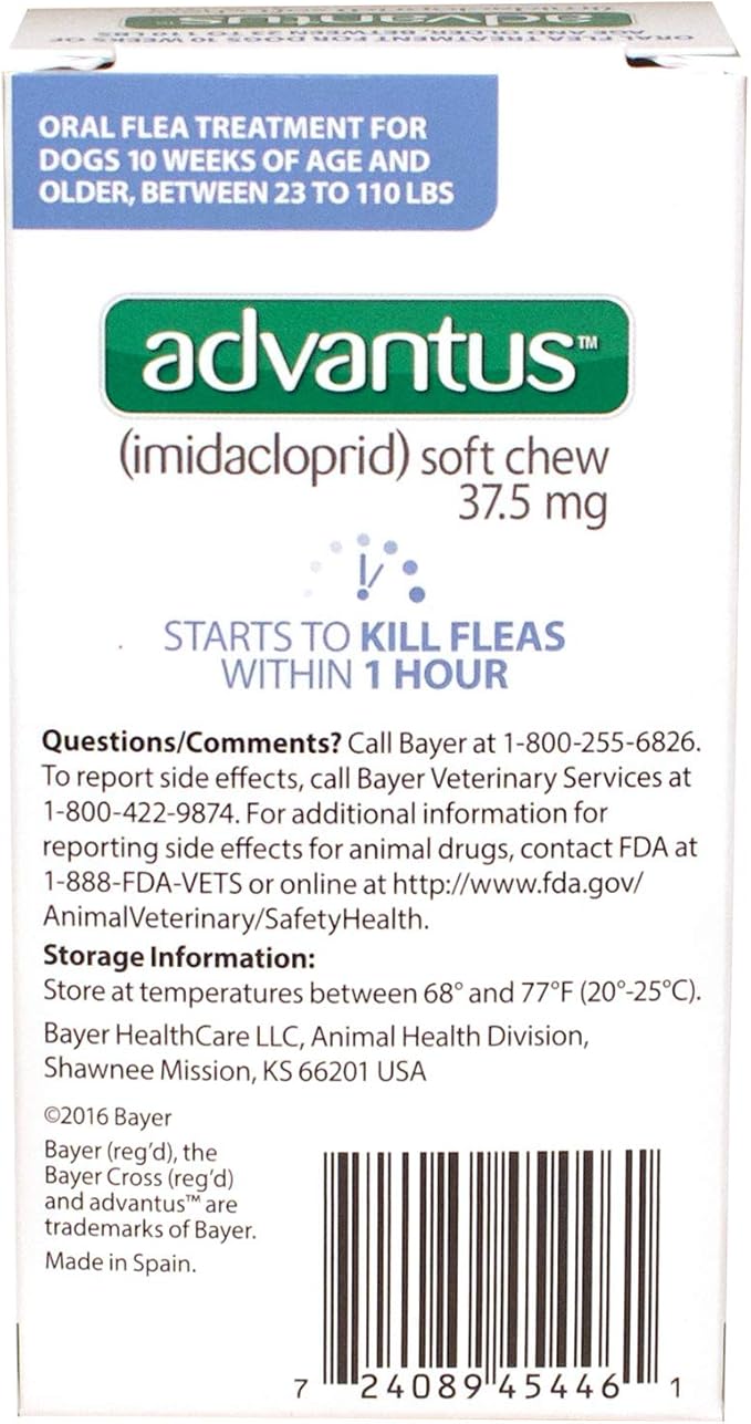 bayer advantus oral flea treatment