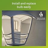 Philips Creek Outdoor Wall Light IP44 Motion Sensor Aluminium White view 6