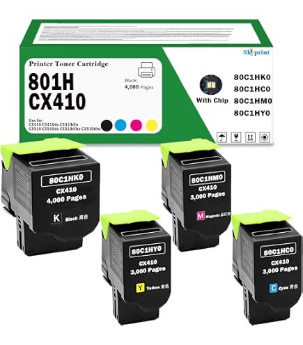 Amazon.com: Lexmark 80C1SK0 801SK - Black - Original - Toner