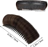 JinliangGuo Bump Clip Volume Hair Base Natural Dark Brown Women Girls Beehive view 2