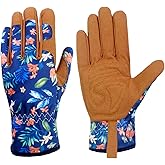 DUFFOBAN Women's Gardening Gloves Weeding and Thorn Resistant Work Gloves for Digging Planting Pruning Raking-Grown