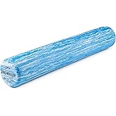 OPTP PRO-ROLLER Standard Density Foam Roller - Durable Roller for Back Massage, Deep Tissue Foam Roller Exercises, Stretching, Fitness, Yoga and Pilates - 36 Inches by 6 Inches, Blue