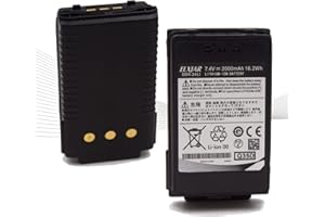 elxjar (2-Pack) 2000mAh 7.4V SBR-24LI Li-Ion Battery Pack for Yaesu FT-70D FT-70DR Radio