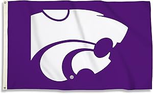 BSI NCAA College Kansas State Wildcats 3 X 5 Foot Flag with Grommets